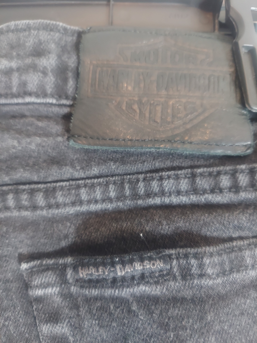 Vintage 2006 Harley-Davidson Straight Leg Jeans Women’s Size 4 Made in Canada - Picture 9 of 13